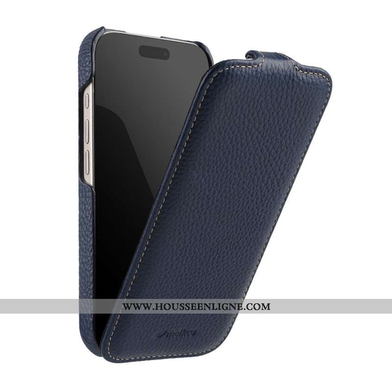 Housse iPhone 17 Pro Compatible MagSafe avec Rabat Vertical Premium