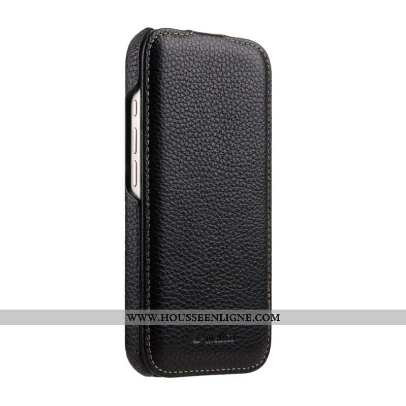 Housse iPhone 17 Pro Compatible MagSafe avec Rabat Vertical Premium