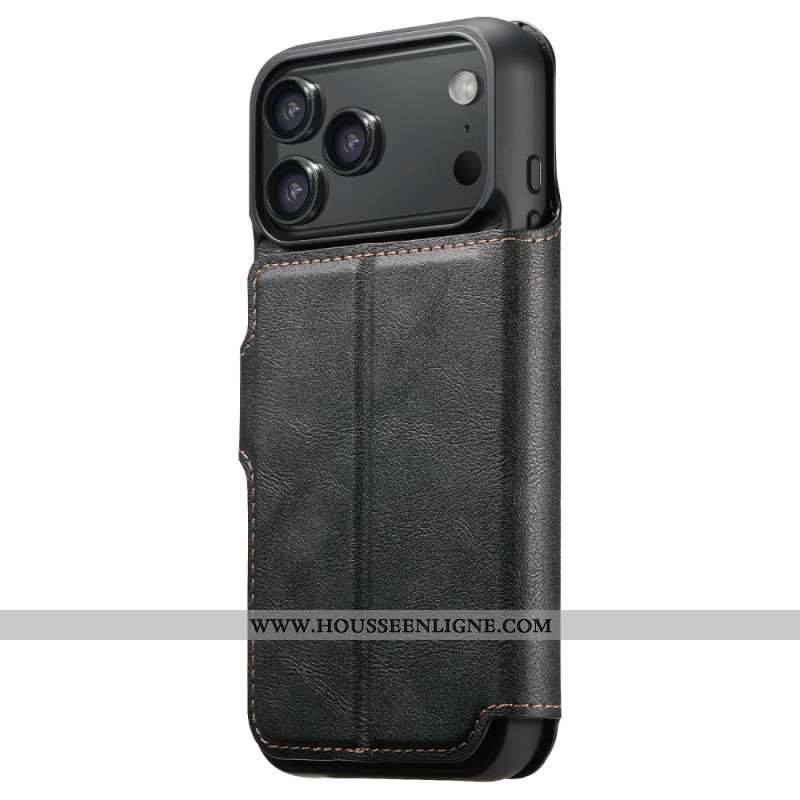 Housse iPhone 17 Pro Magnétique avec Coque Détachable Rétro
