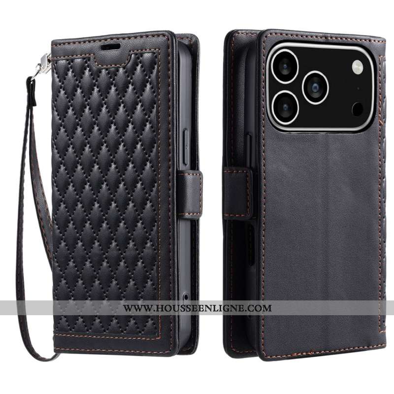 Housse iPhone 17 Pro Matelassée