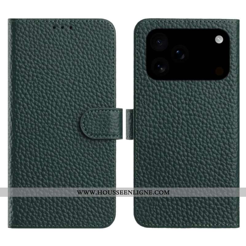 Housse iPhone 17 Pro Max Cuir Texturé