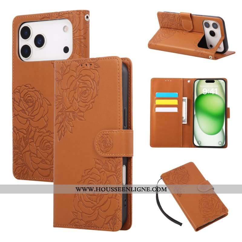 Housse iPhone 17 Pro Max Empreinte Florale
