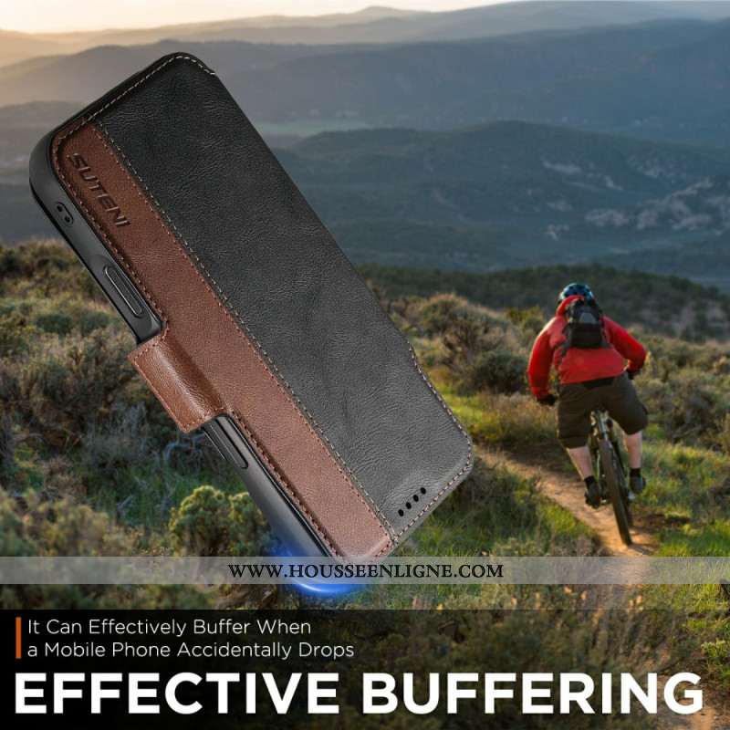 Housse iPhone 17 Pro Max MagSafe Bicolore Coque Détachable SUTENI