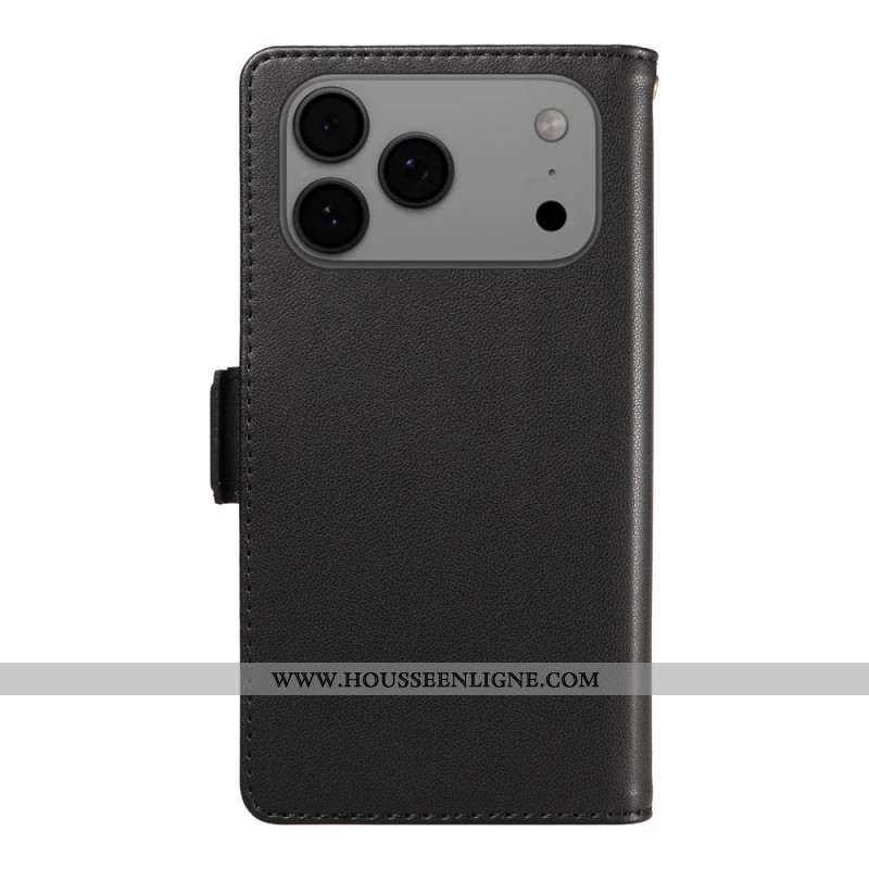 Housse iPhone 17 Pro Max Multi-Cartes à Lanière