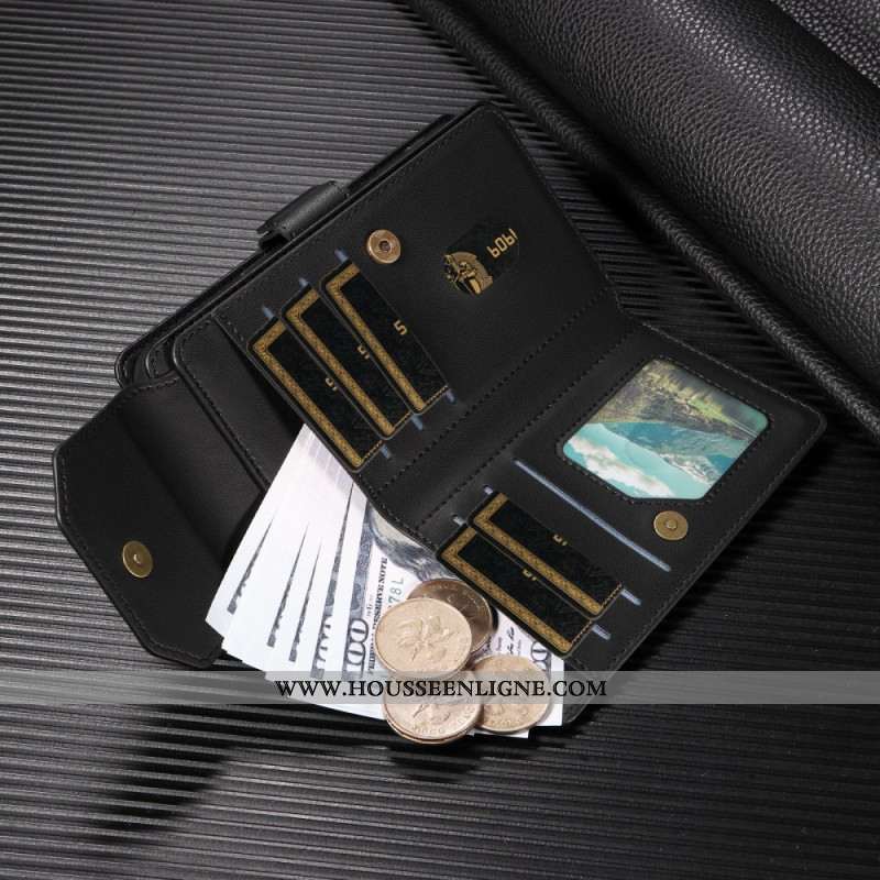 Housse iPhone 17 Pro Max Multi-Cartes à Lanière