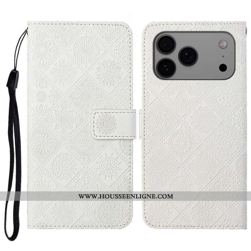 Housse iPhone 17 Pro Max Patchwork