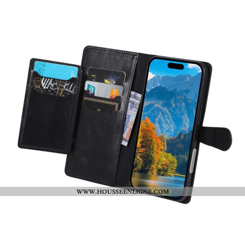 Housse iPhone 17 Pro Max Poche Zippée