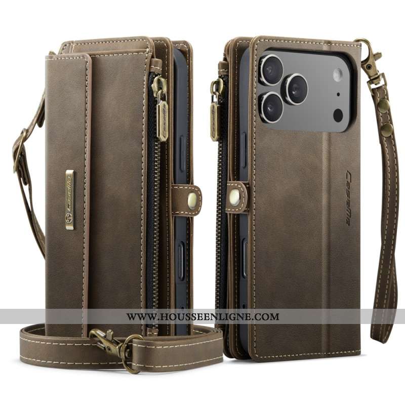 Housse iPhone 17 Pro Max Portefeuille CASEME