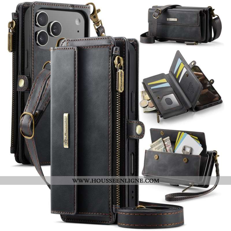 Housse iPhone 17 Pro Max Portefeuille CASEME