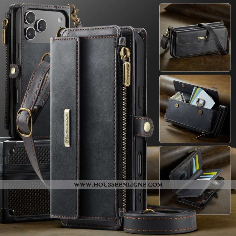 Housse iPhone 17 Pro Max Portefeuille CASEME