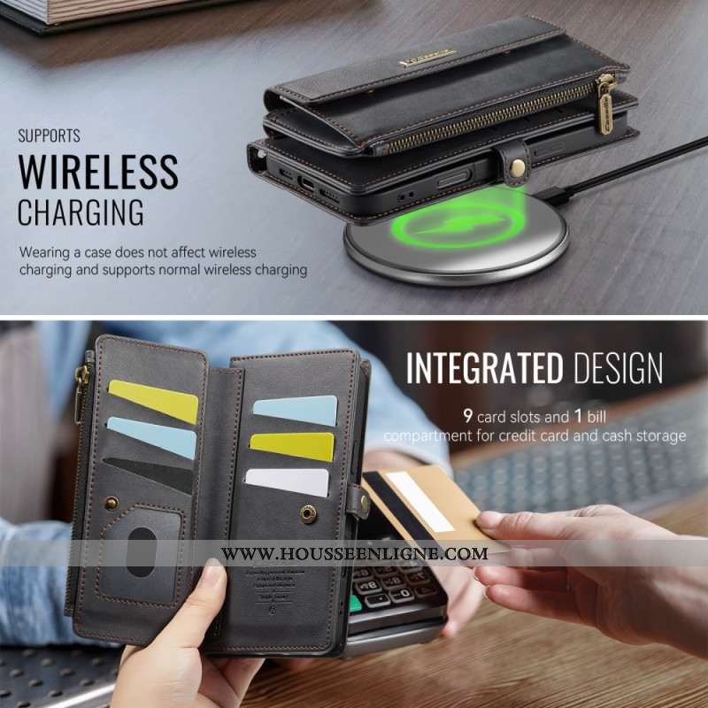 Housse iPhone 17 Pro Max Portefeuille CASEME