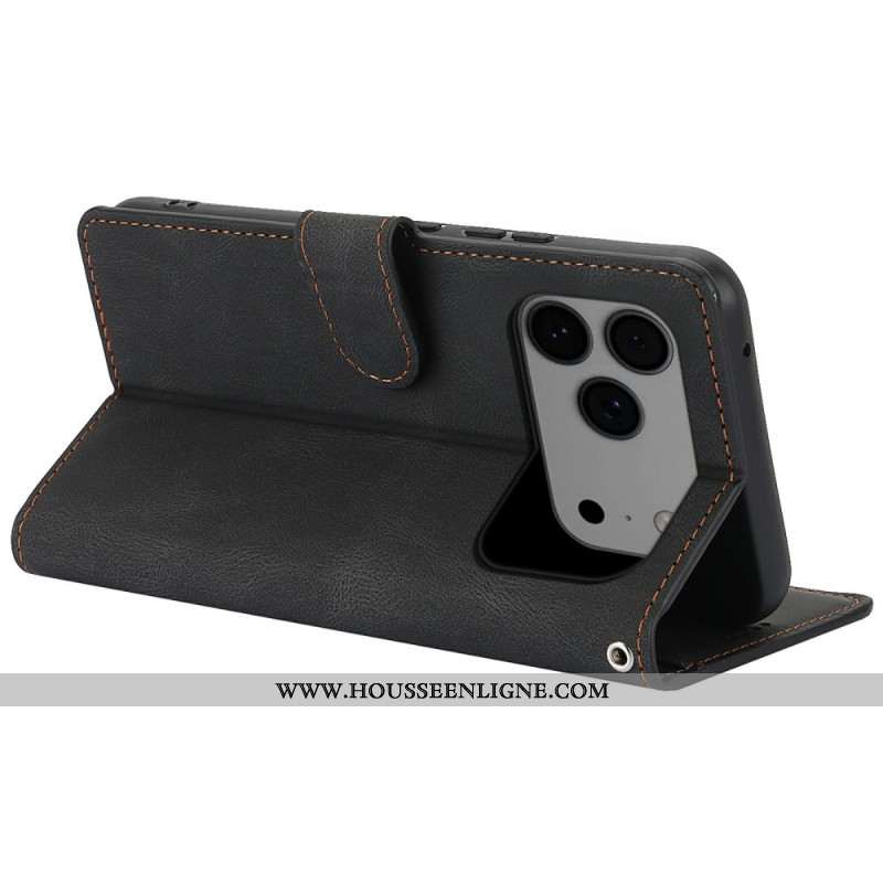 Housse iPhone 17 Pro Max avec Portefeuille et Support