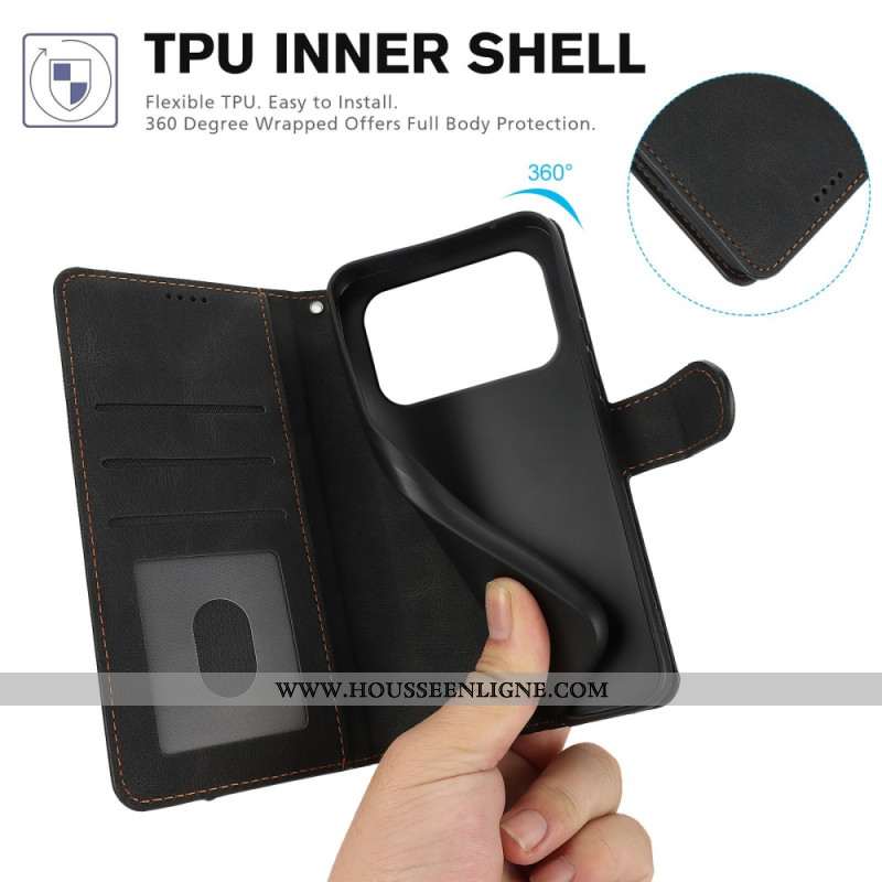 Housse iPhone 17 Pro Max avec Portefeuille et Support