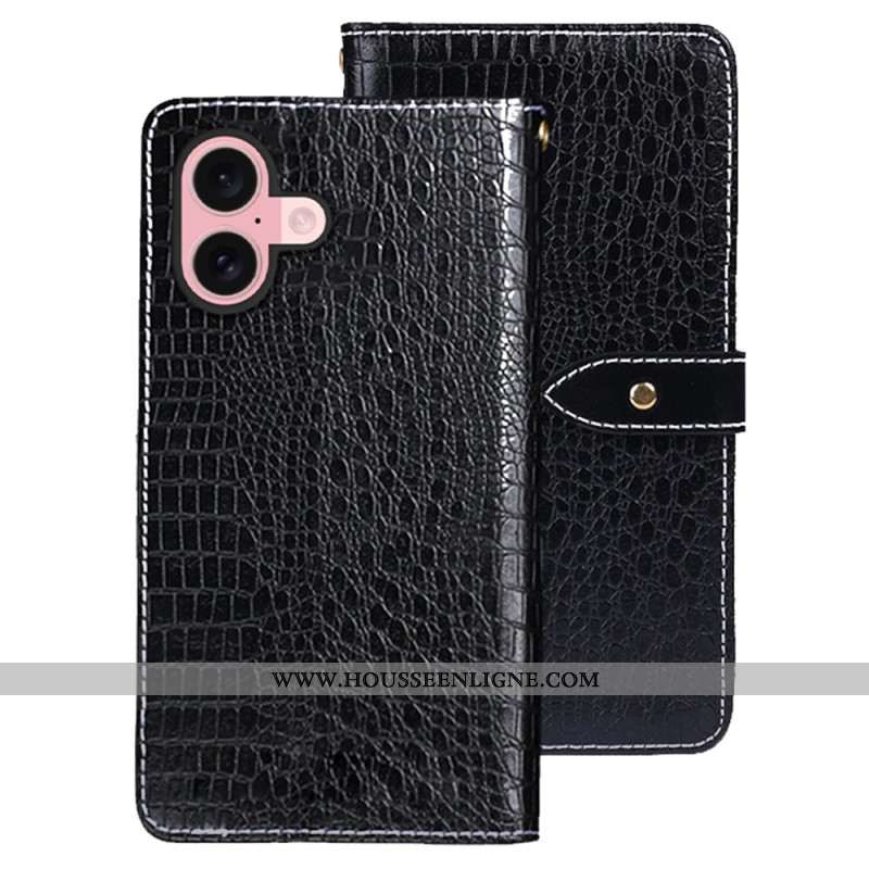 Housse iPhone 17 Style Crocodile IDEWEI