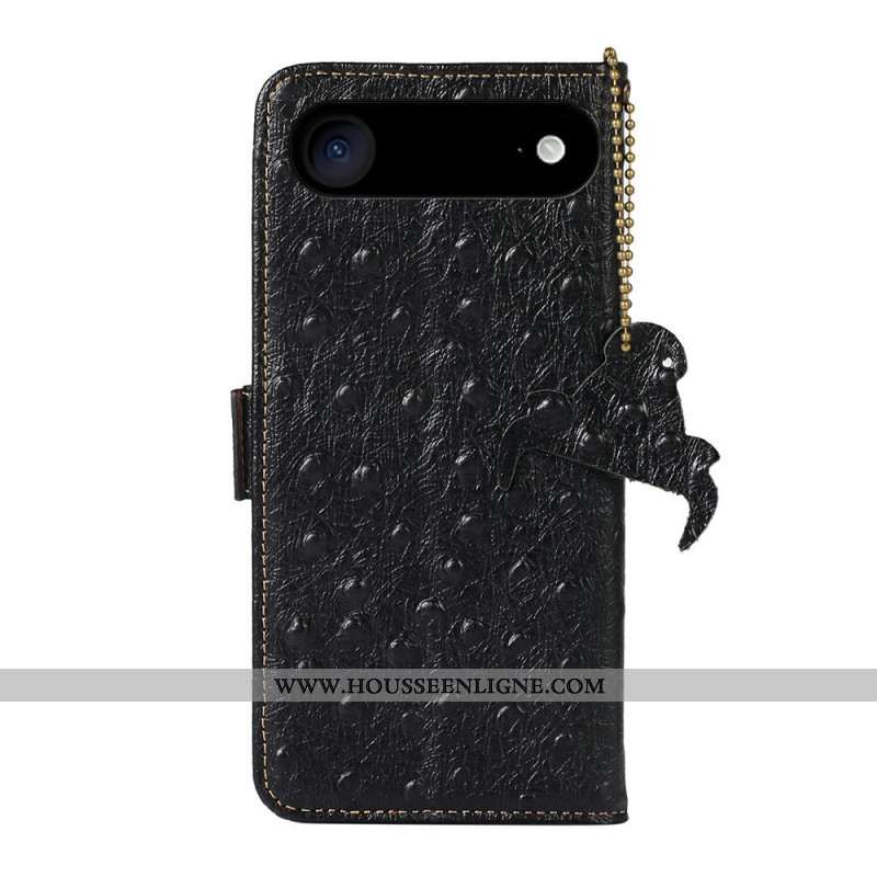 Housse iPhone Air Blocage RFID Motif Autruche