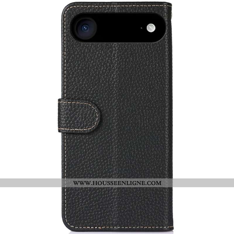 Housse iPhone Air Cuir Litchi KHAZNEH