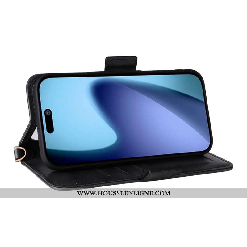 Housse iPhone Air Design Vintage avec Bandoulière