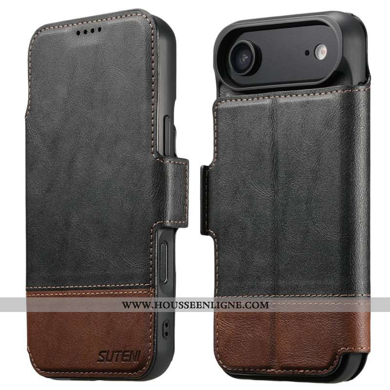 Housse iPhone Air Magsafe Bicolore Coque Détachable SUTENI