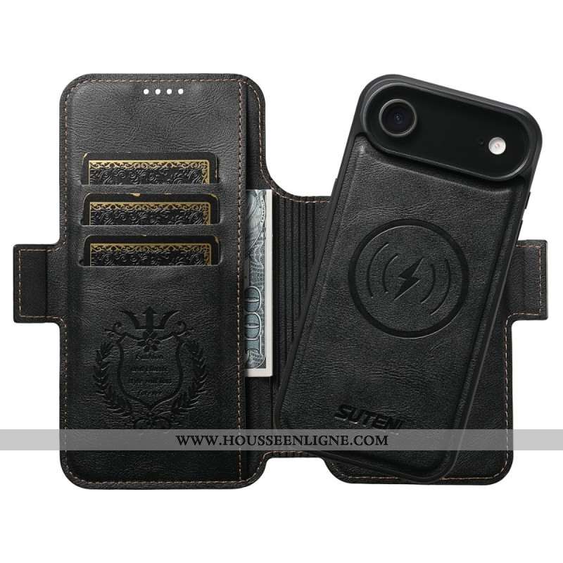 Housse iPhone Air Magsafe Bicolore Coque Détachable SUTENI