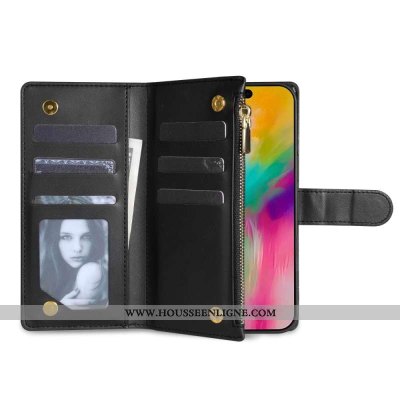 Housse iPhone Air Matelassée avec Lanière et Bandoulière