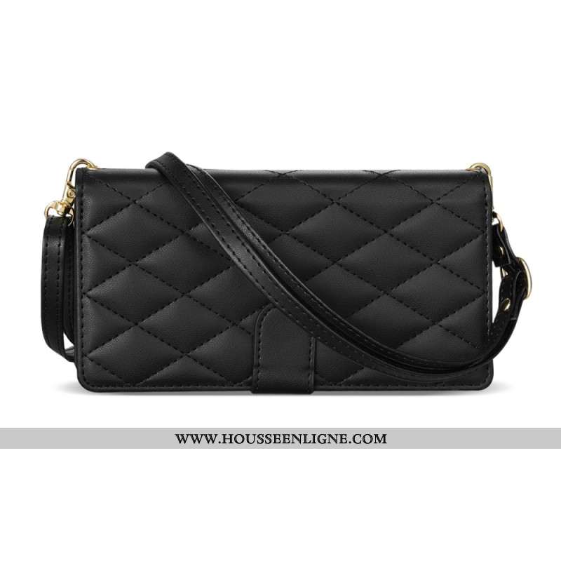 Housse iPhone Air Matelassée avec Lanière et Bandoulière