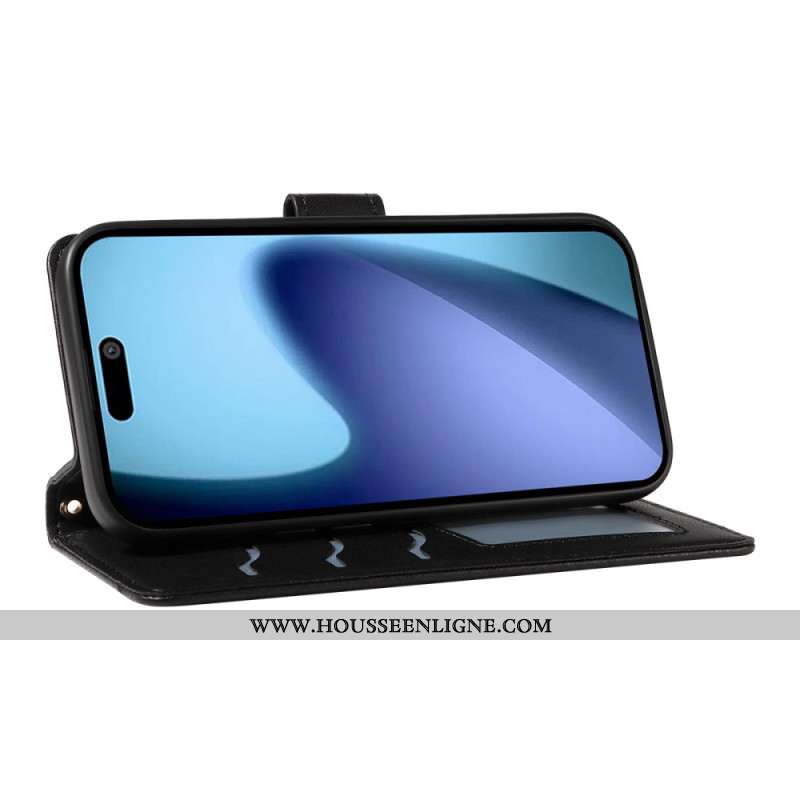 Housse iPhone Air Matelassée avec Lanière et Bandoulière