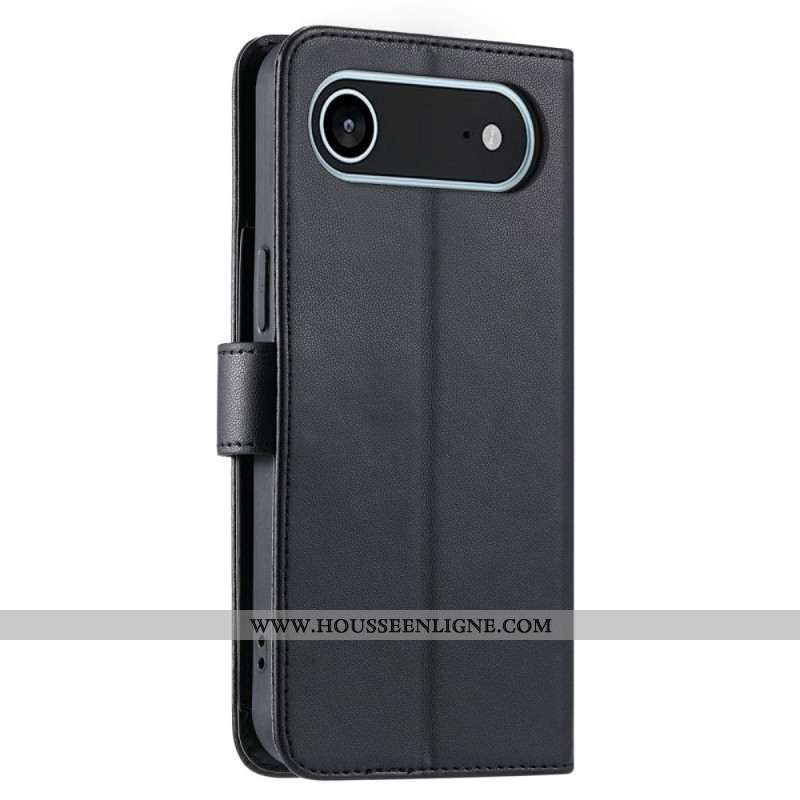 Housse iPhone Air Portefeuille Matelassé avec Lanière et Bandoulière