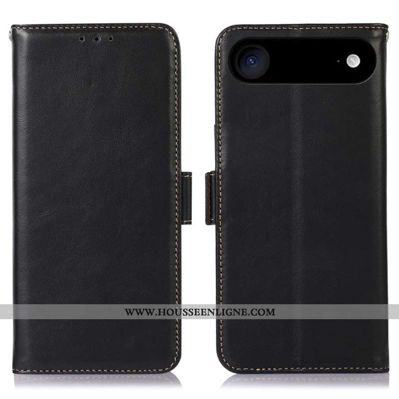 Housse iPhone Air Portefeuille RFID Cuir Premium ABEEL