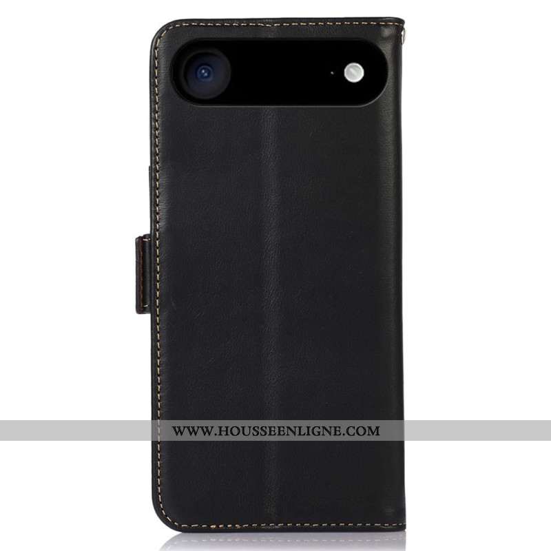 Housse iPhone Air Portefeuille RFID Cuir Premium ABEEL
