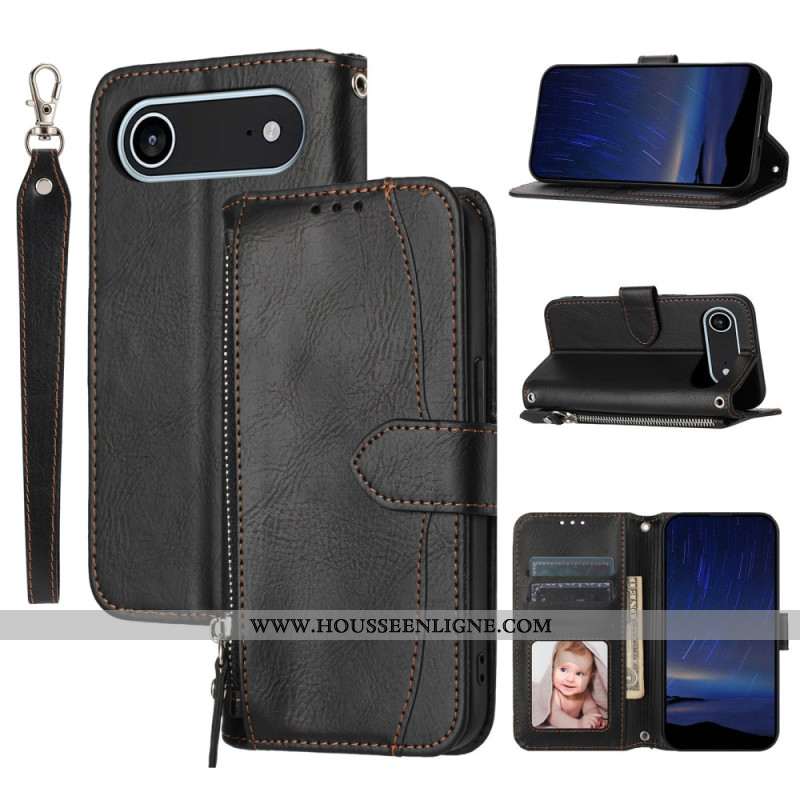 Housse iPhone Air Portefeuille Rétro