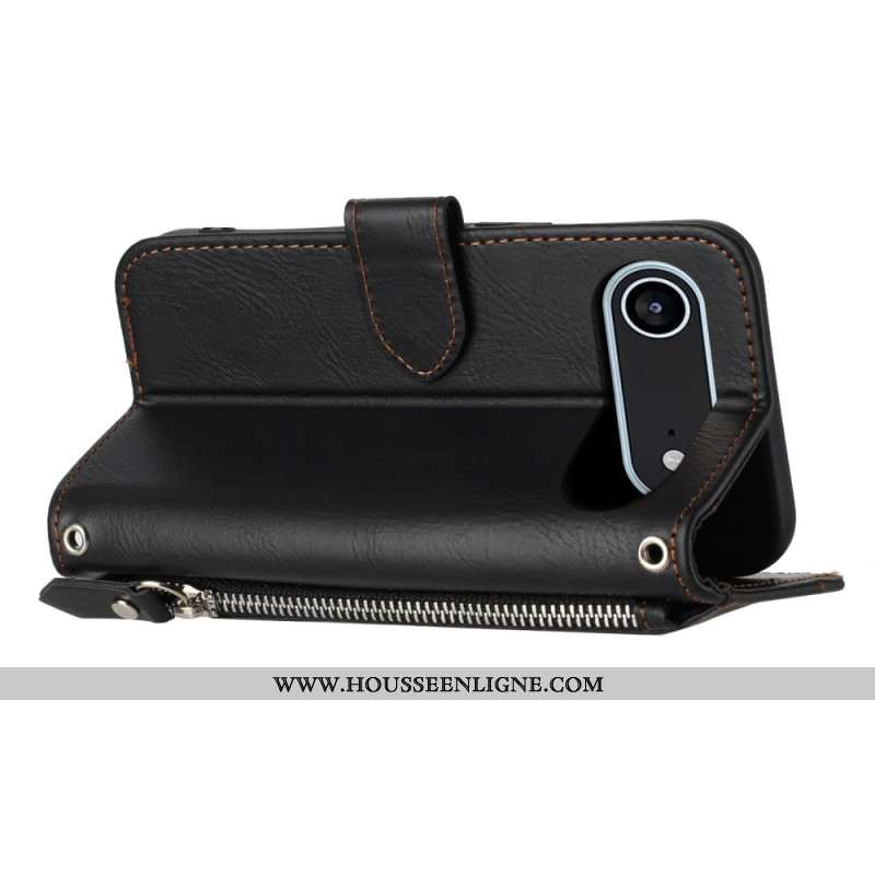 Housse iPhone Air Portefeuille Rétro