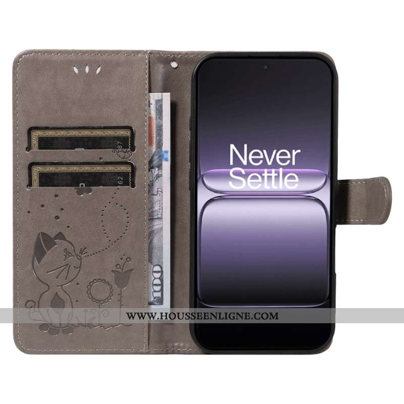 HousseOnePlus Nord 5 Chat et Abeille