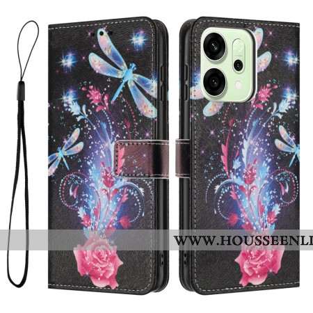 HousseOppo Reno 14 5G Libellules