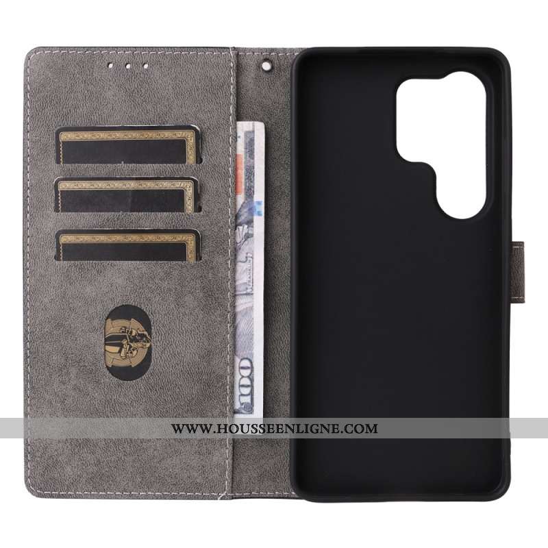 HoussseSamsung Galaxy S26 Ultra Effet Daim avec Lanière