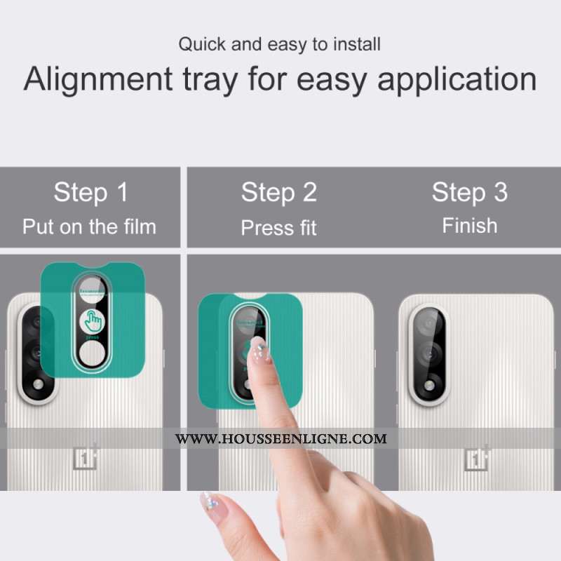 Lentille de Protection en Verre Trempé OnePlus Nord 5 (version noire) IMAK