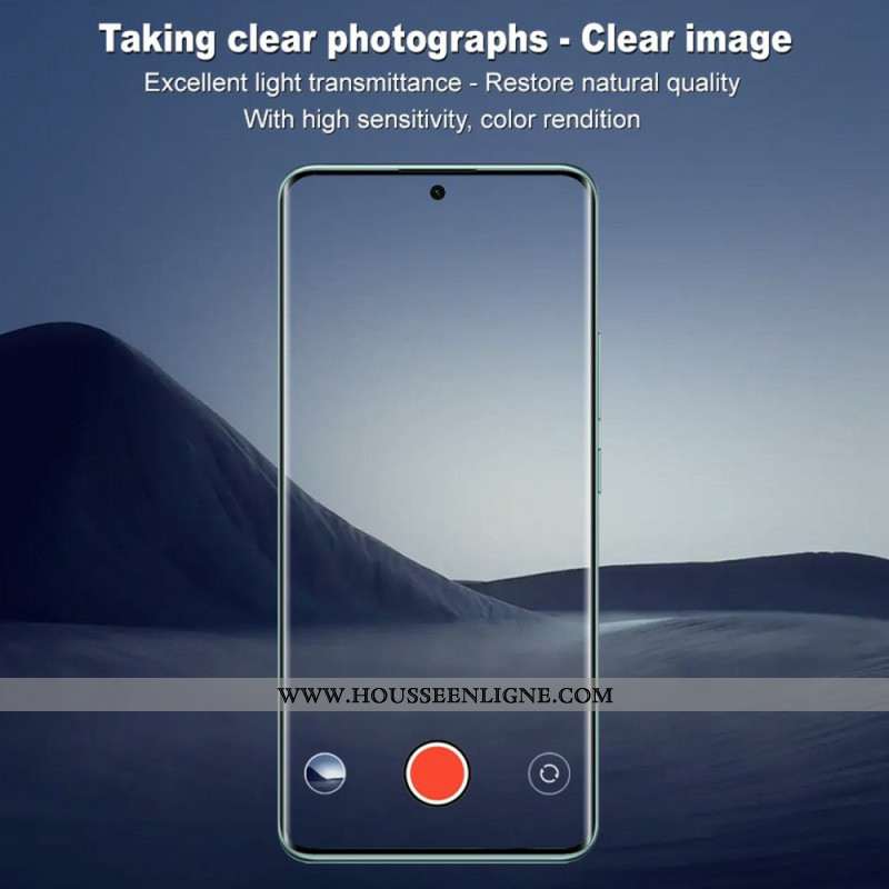Lentille de Protection en Verre Trempé Xiaomi Redmi Note 14 Pro Plus 5G (version noire)