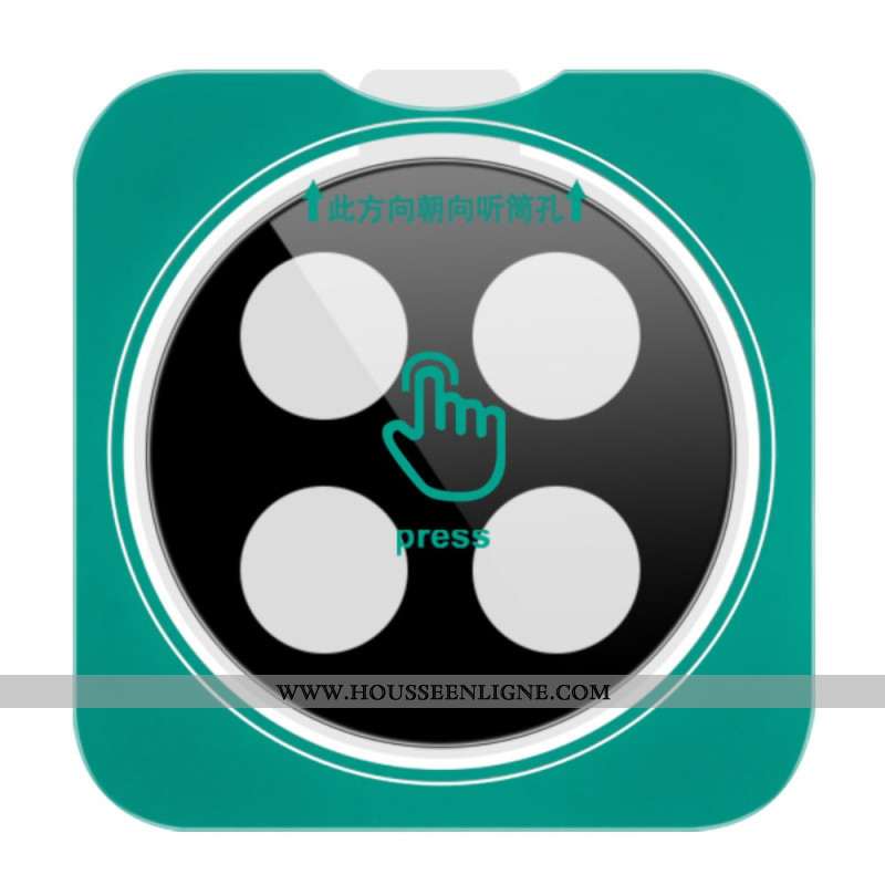 Lentille de Protection en Verre Trempé avec Cadre de ositionnement Automatique pour OnePlus 13R