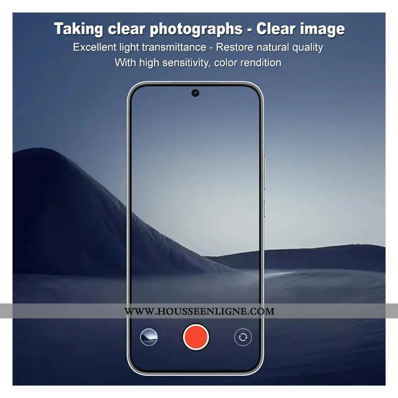 Lentille de Protection en Verre Trempé pour Huawei Nova 13 (version noire)
