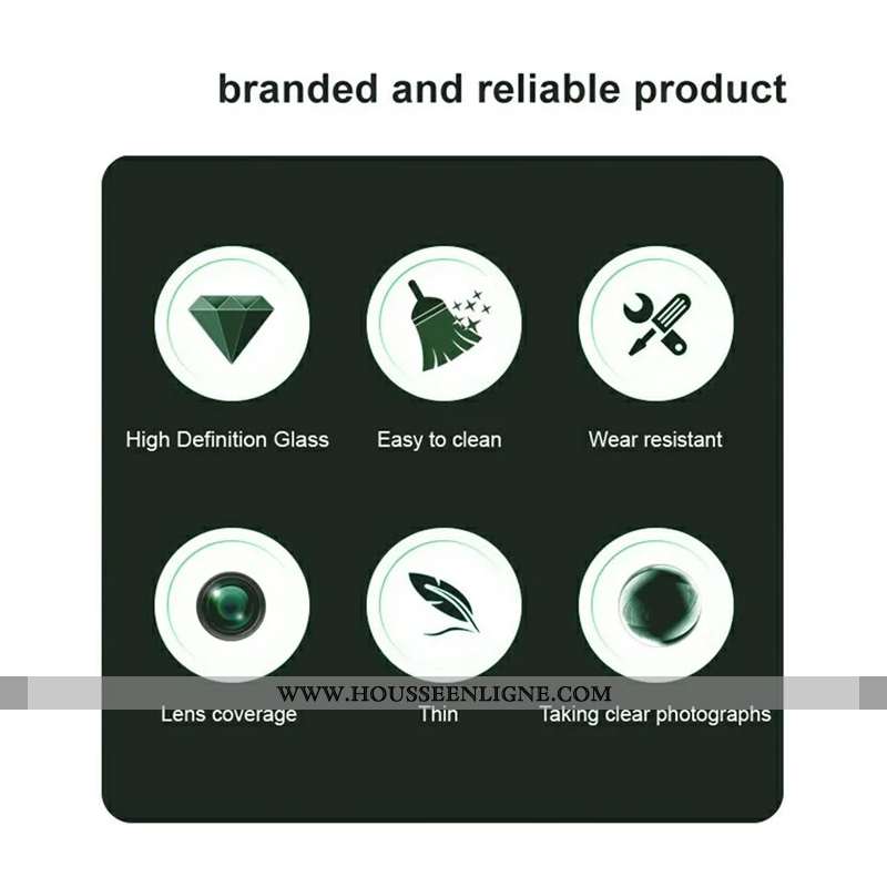 Lentille de Protection en Verre Trempé pour Huawei Nova 13 (version noire)