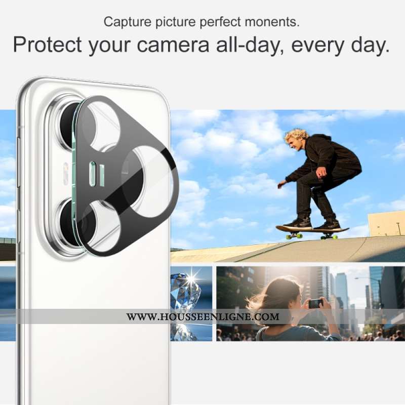 Lentille de Protection en Verre Trempé pour Huawei Pura 80 Pro (version noire)