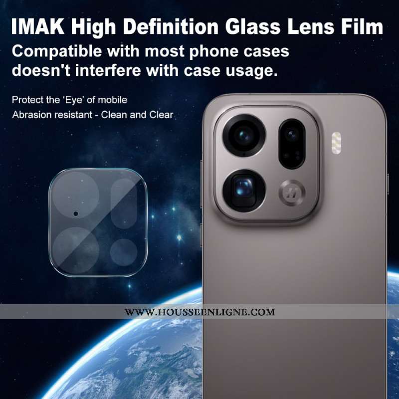 Lentille de Protection en Verre Trempé pour Oppo Find X9 Pro 5G