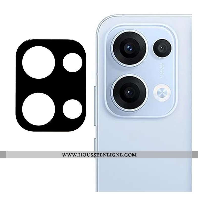 Lentille de Protection en Verre Trempé pour Oppo Reno 13 5G (version noire)