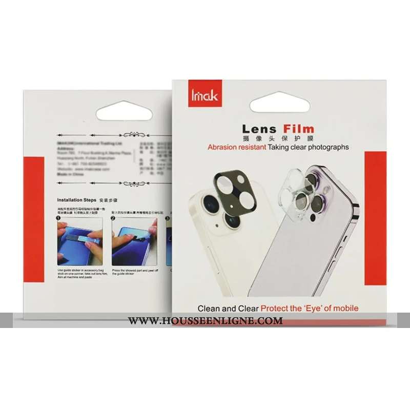 Lentille de Protection en Verre Trempé pour Oppo Reno 13F 4G / 5G / FS 5G (version noire) IMAK