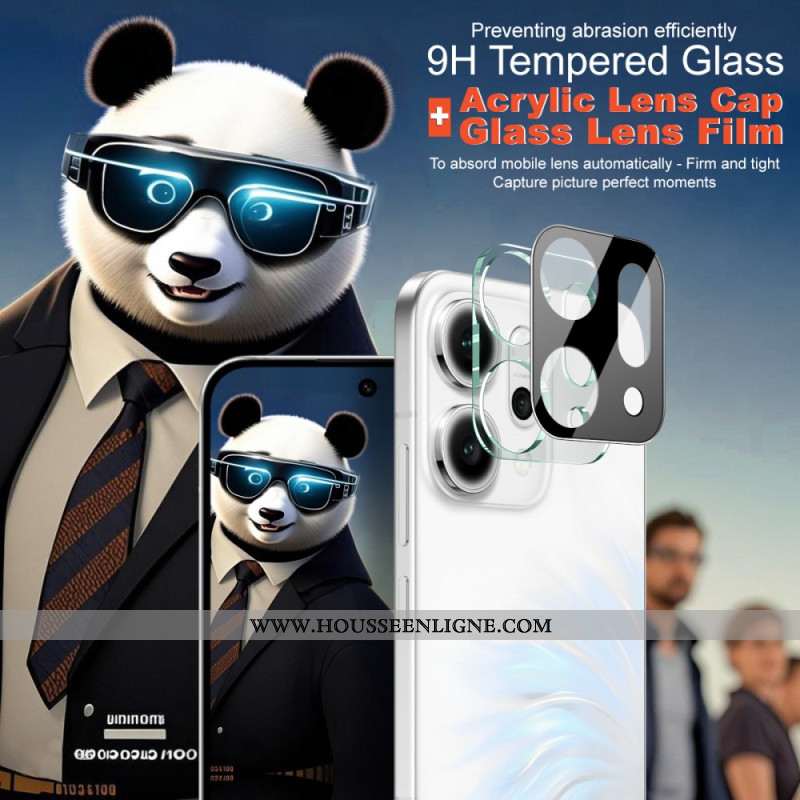 Lentille de Protection en Verre Trempé pour Oppo Reno 14 5G (version noire)