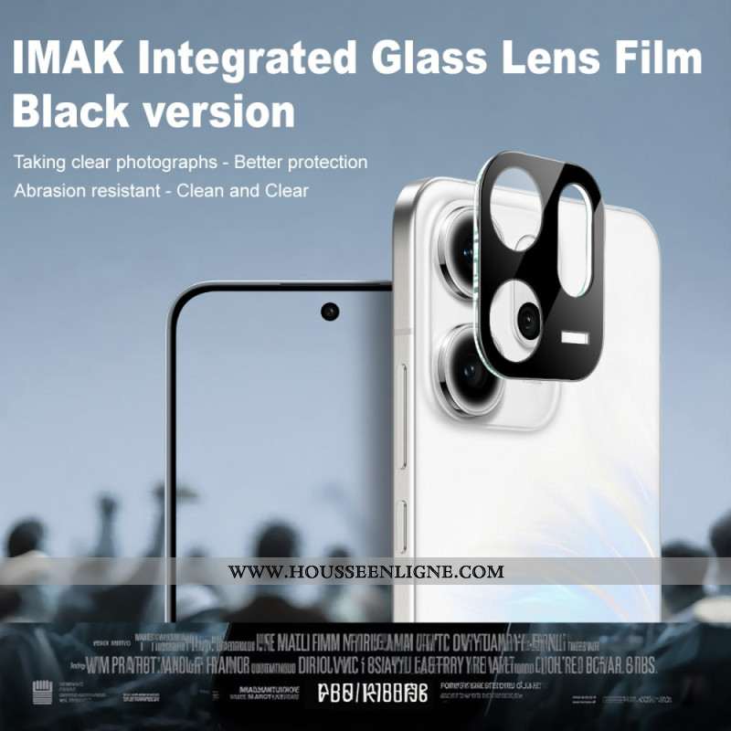 Lentille de Protection en Verre Trempé pour Oppo Reno 14 F 5G (version noire) IMAK