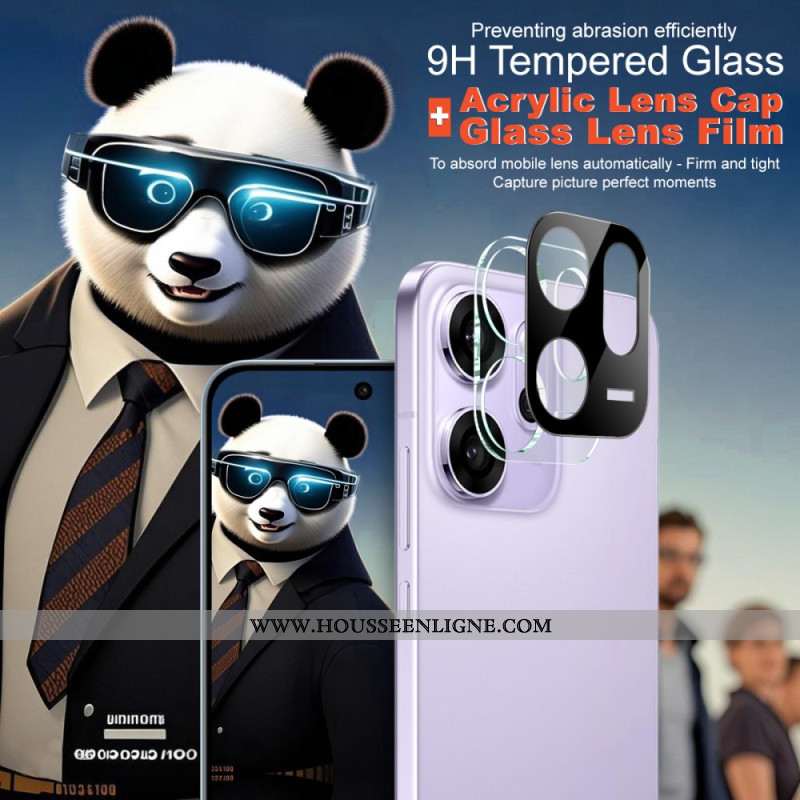 Lentille de Protection en Verre Trempé pour Oppo Reno 14 F 5G (version noire) IMAK