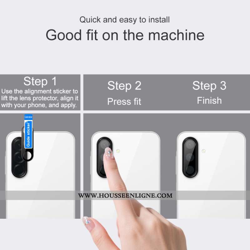 Lentille de Protection en Verre Trempé pour Samsung Galaxy A17 4G / 5G (version noire) IMAK