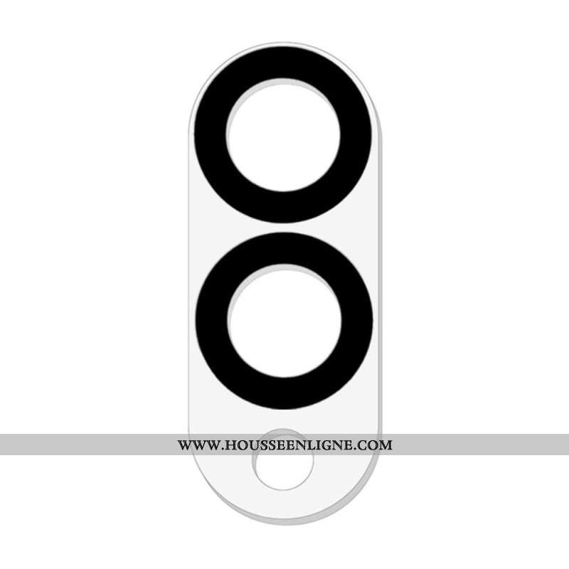 Lentille de Protection en Verre Trempé pour Samsung Galaxy S25 Edge (design circulaire noir)