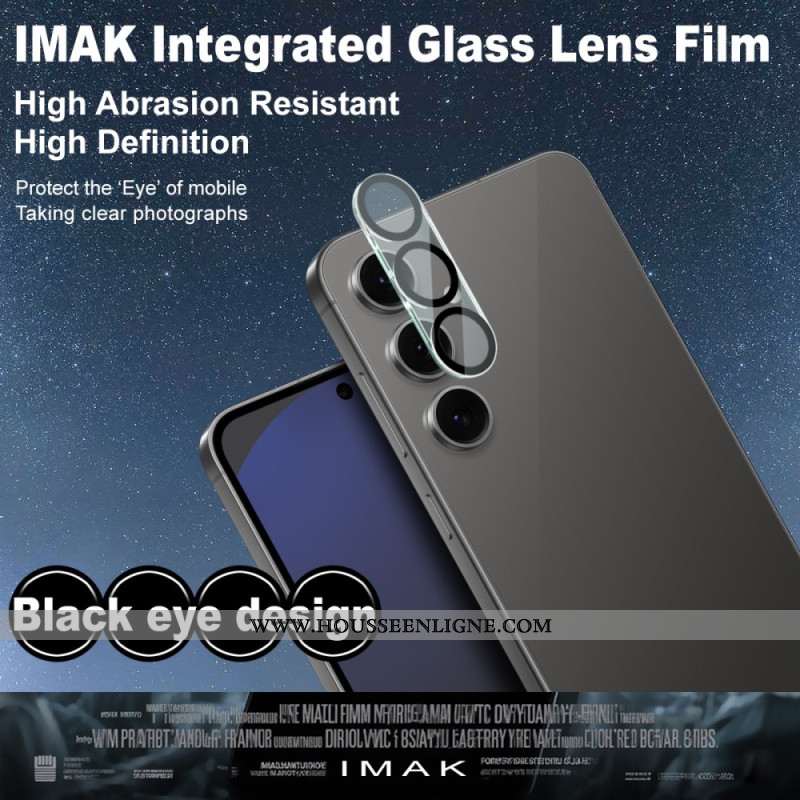 Lentille de Protection en Verre Trempé pour Samsung Galaxy S25 FE (Design Cercle Noir) IMAK