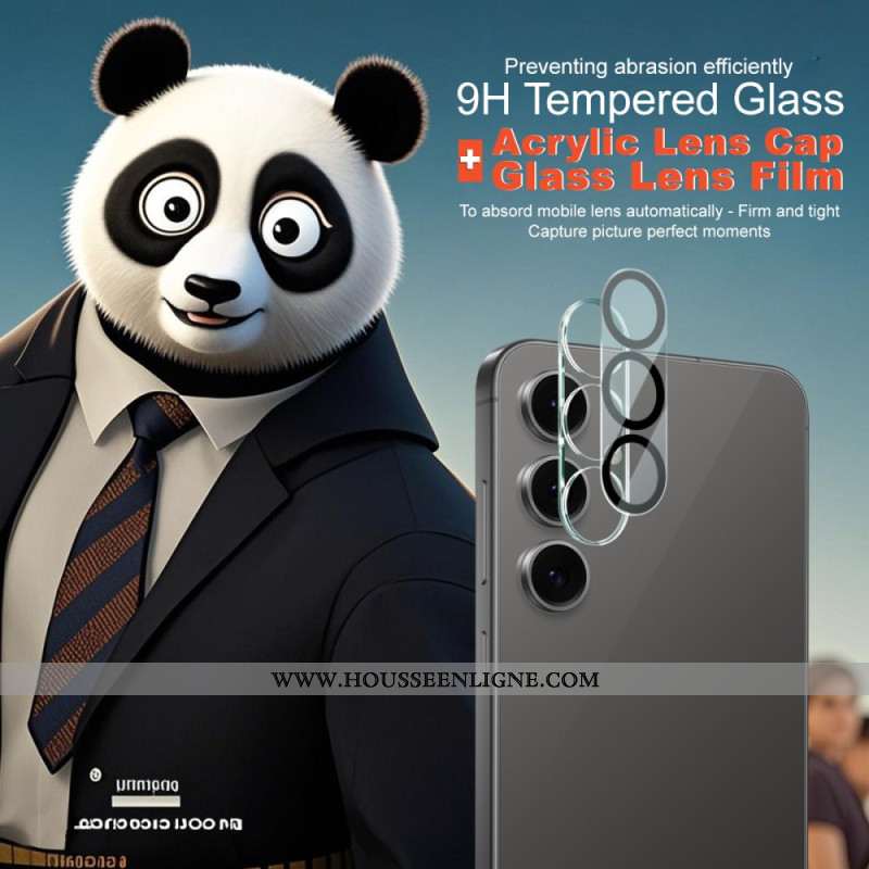 Lentille de Protection en Verre Trempé pour Samsung Galaxy S25 FE (Design Cercle Noir) IMAK